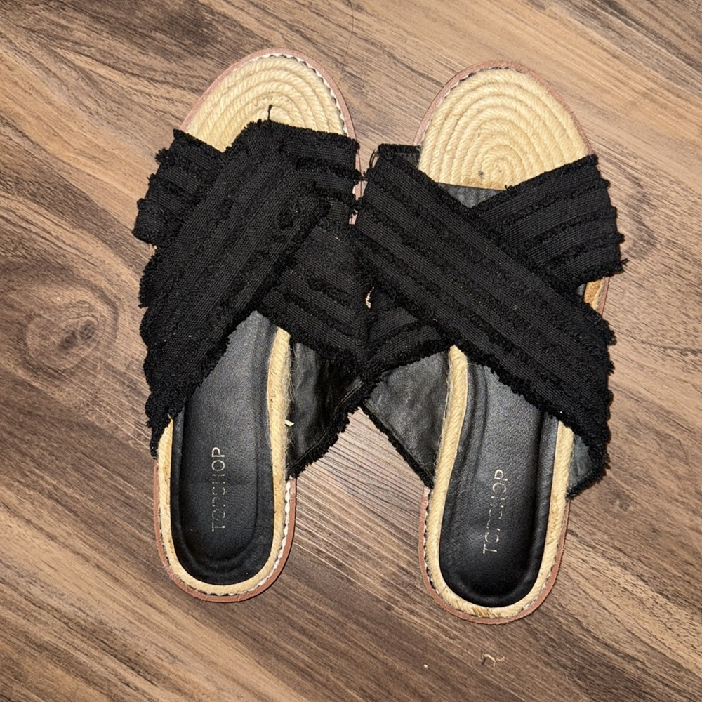 Women's Black Sandals topshop size 41